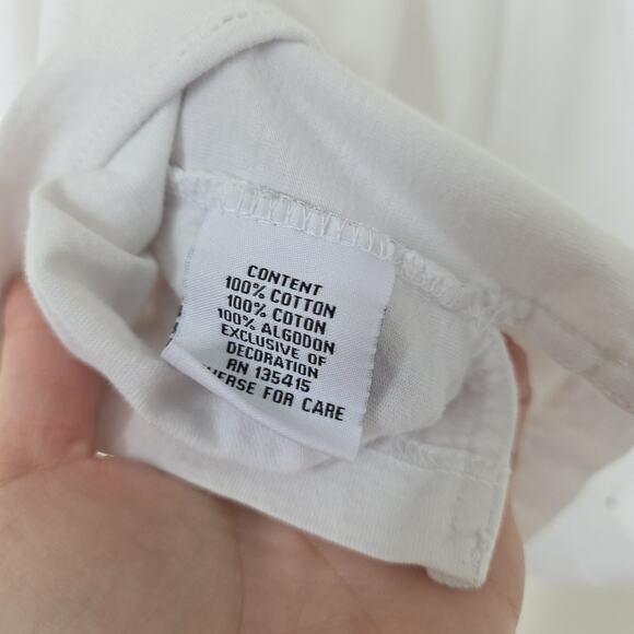 Vtg Y2K Coogi TShirt Mens XL White Blue Embroidered 90s Streetwear 2000s - Picture 10 of 10